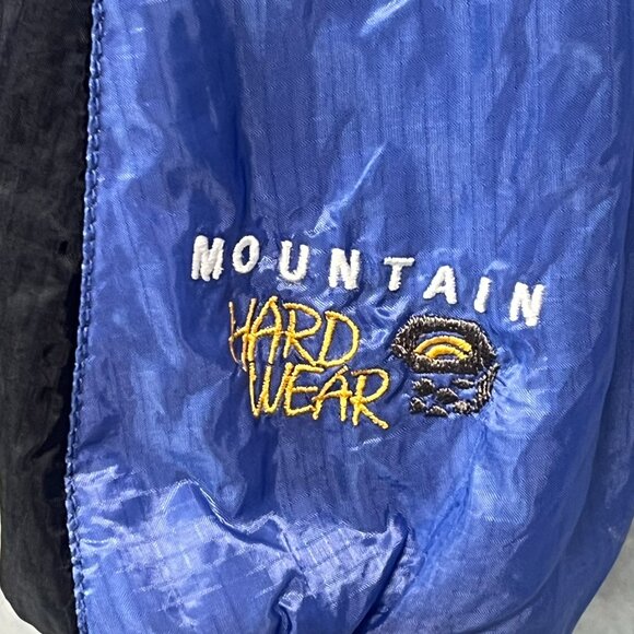 Vtg Mountain Hardwear Conduit SL Blue Full Zip Mock Neck Windbreaker Jacket 8 - Picture 4 of 13